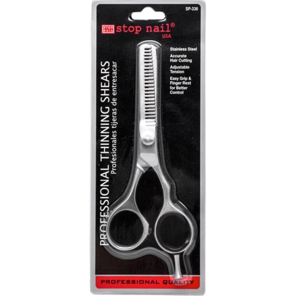 Stop Nail Professional Thinning Shears – Stainless Steel Hair Cutting Scissors✂️